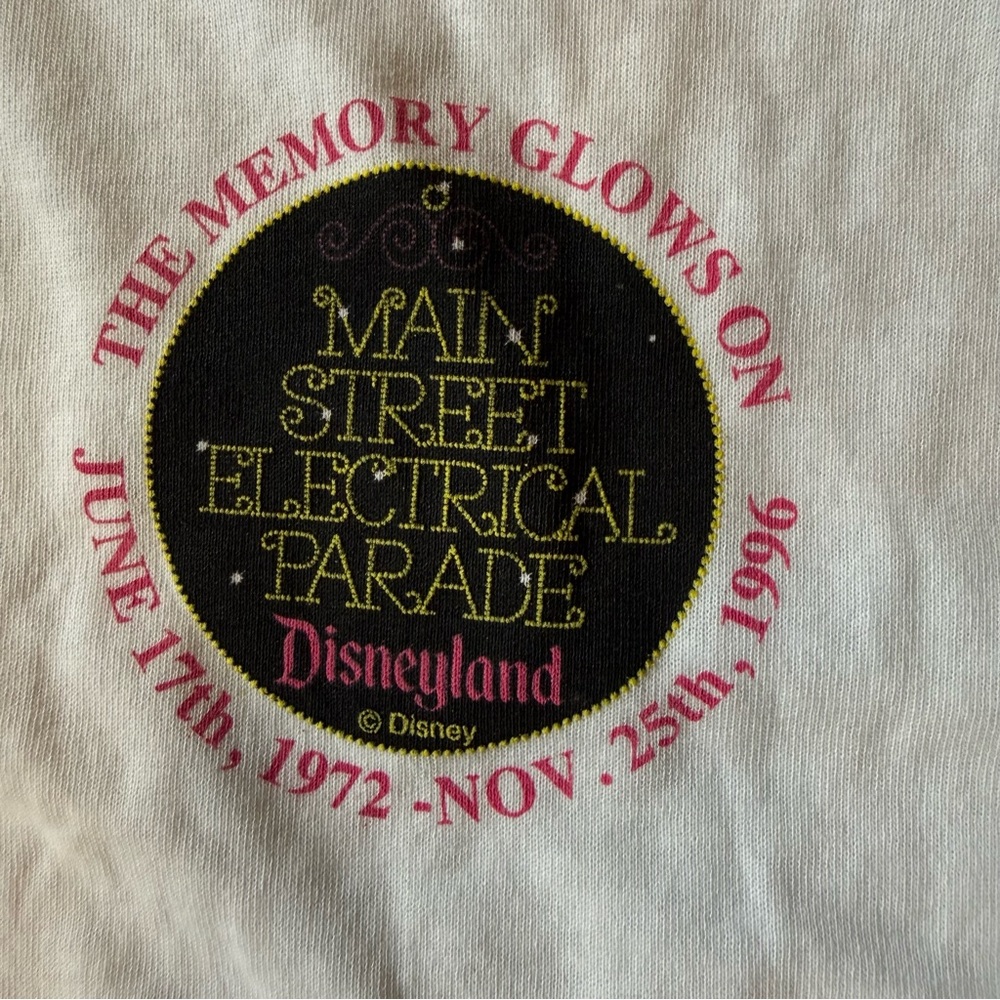 Rare 90s Disney MSEP Farewell Season 1996 Bundle | White Tee & Panoramic Poster - Picture 10 of 13